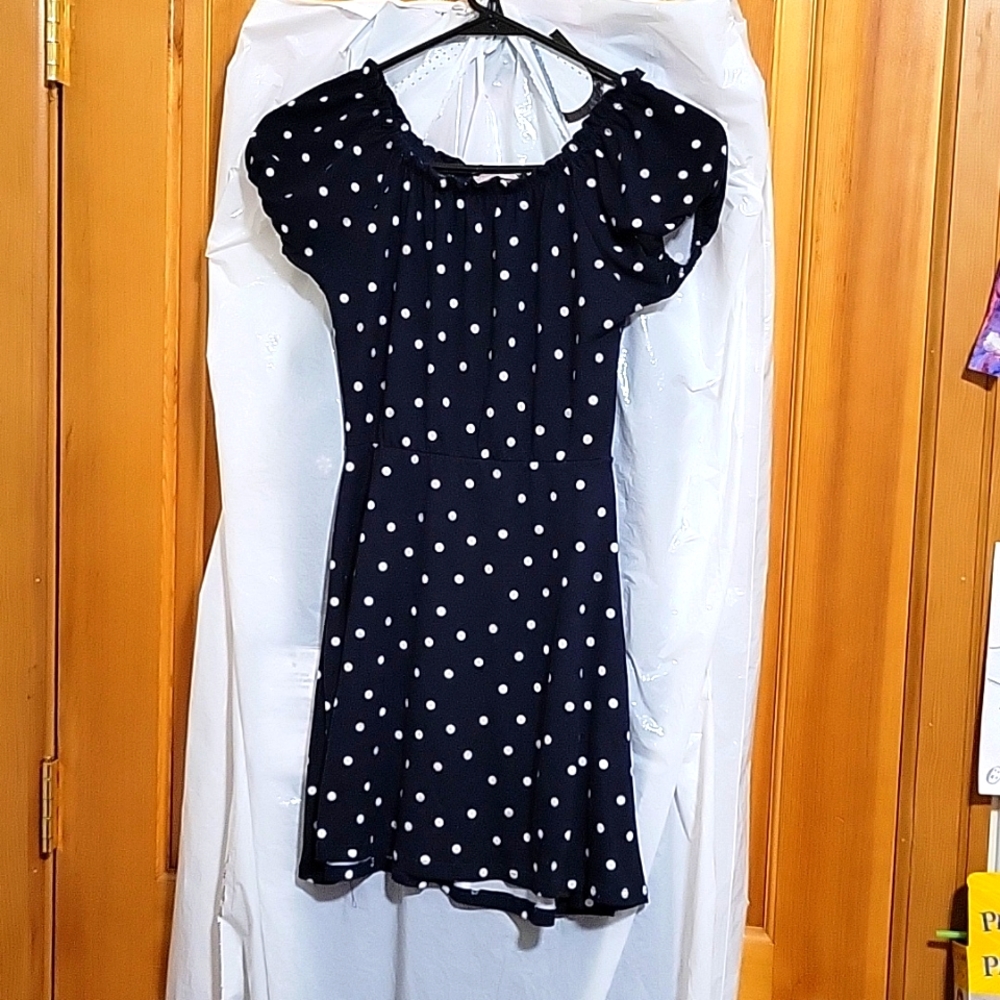 Girls size 10 navy blue dress